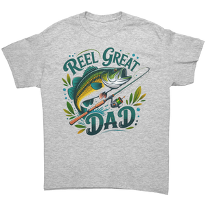 Reel_Great_Dad_Fishing_Design_Unisex_T-S_Ash_Grey_Front_Mockup.png