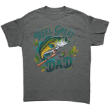Reel_Great_Dad_Fishing_Design_Unisex_T-S_Graphite_Heather_Front_Mockup.png
