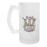 Reinbeer Christmas 16oz Frosted Beer Stein