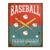 Vintage Retro Look 11x14 BASEBALL Poster, Bar Decor, Man Cave Decor