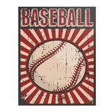 Vintage Retro Look 11x14 BASEBALL Poster, Bar Decor, Man Cave Decor