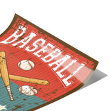 Vintage Retro Look 11x14 BASEBALL Poster, Bar Decor, Man Cave Decor