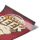 Vintage Retro Look 11x14 BEER Poster, Great for Bar or Man Cave