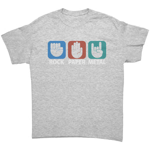 Rock, Paper, Metal Unisex T-Shirt