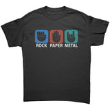 Rock, Paper, Metal Unisex T-Shirt