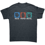 Rock, Paper, Metal Unisex T-Shirt