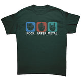 Rock, Paper, Metal Unisex T-Shirt