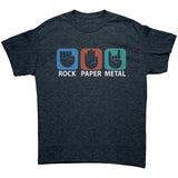 Rock, Paper, Metal Unisex T-Shirt