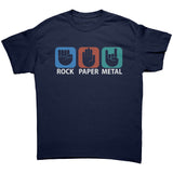 Rock, Paper, Metal Unisex T-Shirt