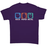 Rock, Paper, Metal Unisex T-Shirt
