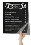 SPAM Menu Poster 11 x 14 Monty Python Inspired Faux Chalkboard Look