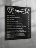 SPAM Menu Poster 16x20 Monty Python Inspired Faux Chalkboard Look