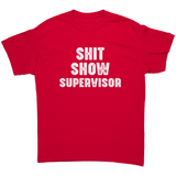 Shitshow_Supervisor_Unisex_T-Shirt_Red_Front_Mockup.png