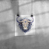 TAURUS Astrological Zodiac Sign 12x12 Poster