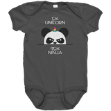 Unicorn_Ninja_Panda_Baby_Snap_Bodysuit_O_Charcoal_Mockup.png