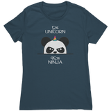 Unicorn_Ninja_Panda_Baby_Womens_T-Shirt_Indigo_Mockup.png
