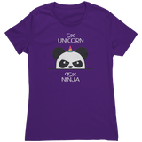 Unicorn_Ninja_Panda_Baby_Womens_T-Shirt_Purple_Rush_Mockup.png