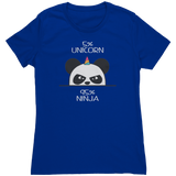 Unicorn_Ninja_Panda_Baby_Womens_T-Shirt_Royal_Mockup.png