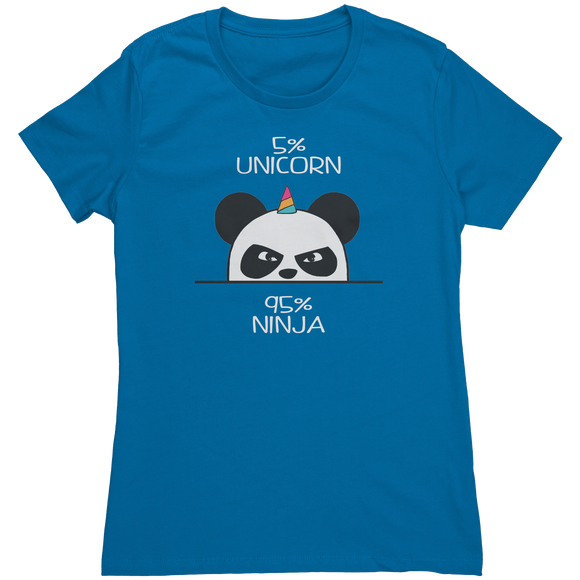 Unicorn_Ninja_Panda_Baby_Womens_T-Shirt_Turquoise_Mockup.png