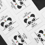 Unicorn_Ninja_Panda_Square_Magnet_Small_SquareCarMagnet_Scattered_Mockup.png