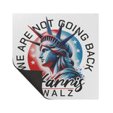 WE ARE NOT GOING BACK Harris WALZ 2024 Car Magnet