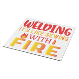 Welding_is_Like_Sewing_with_Fire_Car_Mag_SquareCarMagnet_Angle_Mockup.png