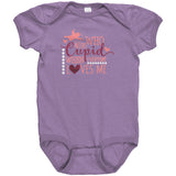 Who Needs Cupid When Everyone Loves Me Short Sleeve Baby Snap Bodysuit Onesie