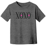 XOXO_with_Hearts_Toddler_T-Shirt_Dark_Grey_Heather_Front_Mockup.png