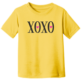 XOXO_with_Hearts_Toddler_T-Shirt_Yellow_Front_Mockup.png