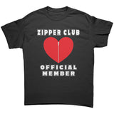 Zipper Club Official Member Heart Surgery Unisex T-Shirt