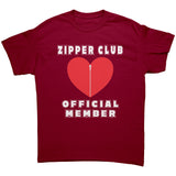 Zipper Club Official Member Heart Surgery Unisex T-Shirt