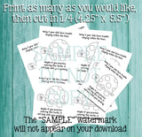 Printable INSTANT Download - Humorous BAD PARKING You Suck at Parking "Ticket" - Color in to practice staying in the lines 4 up you print