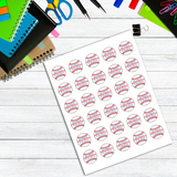 Custom BASEBALL Name Labels for SCHOOL SUPPLIES, Baseball Name Label, Sport Stickers, School Labels, Back to School 1.5" Round, 30 per sheet