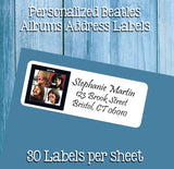 Personalized Beatles Album Cover Labels, Property of, ADDRESS Labels