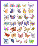 Butterfly Return Address Labels, Butterflies, Personalized - J & S Graphics