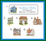 Personalized ADDRESS Labels COUNTRY HOUSES, Property of, Sets of 30 Personalized Return Labels