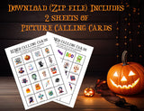 Halloween BINGO Instant Download, Kids Party Game, Classroom Game, School Party