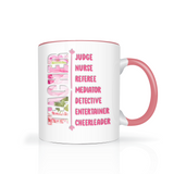 TEACHER Humorous Appreciation 11oz Color Accent Coffee Mug