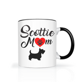 SCOTTIE MOM 11oz Color Accent Coffee Mug