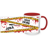 True Crime Junkie 11oz Color Accent Coffee Mug