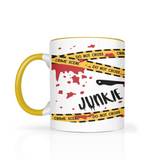 True Crime Junkie 11oz Color Accent Coffee Mug