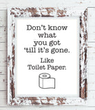 Instant Download Humorous BATHROOM PRINT 8x10 Poster Wall Decor