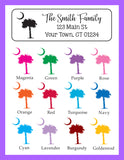Personalized PALMETTO, SOUTH CAROLINA Return ADDRESS Labels - J & S Graphics