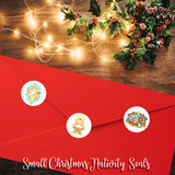 1" Round Christmas Nativity Design Stickers / Seals, 63 Stickers per set