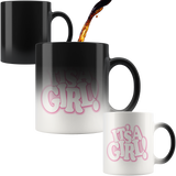 IT'S A GIRL! Gender Reveal Magic Reveal 11oz Coffee Mug - J & S Graphics