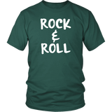 ROCK & ROLL, Unisex short sleeve T-Shirt - J & S Graphics