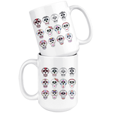 SUGAR SKULLS Coffee Mug 11oz or 15oz