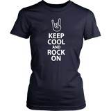 KEEP COOL and ROCK ON Women's T-Shirt - J & S Graphics