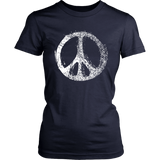 GRUNGE PEACE SIGN Women's Short Sleeve T-Shirt - J & S Graphics