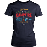 WELCOME TO OUR CAMPFIRE Women's T-Shirt - J & S Graphics